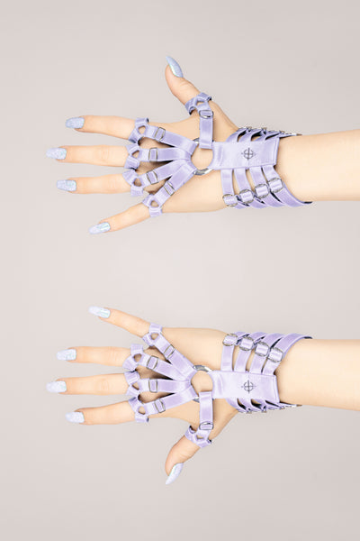 Skeleton Hand Harness - (Lavender)