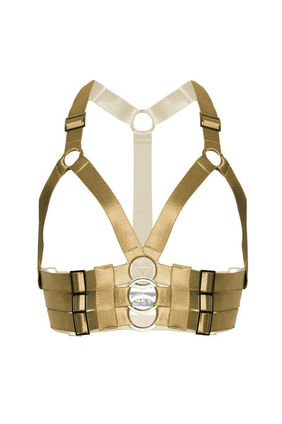 Devil's Clutch Bust Harness - Antique Gold