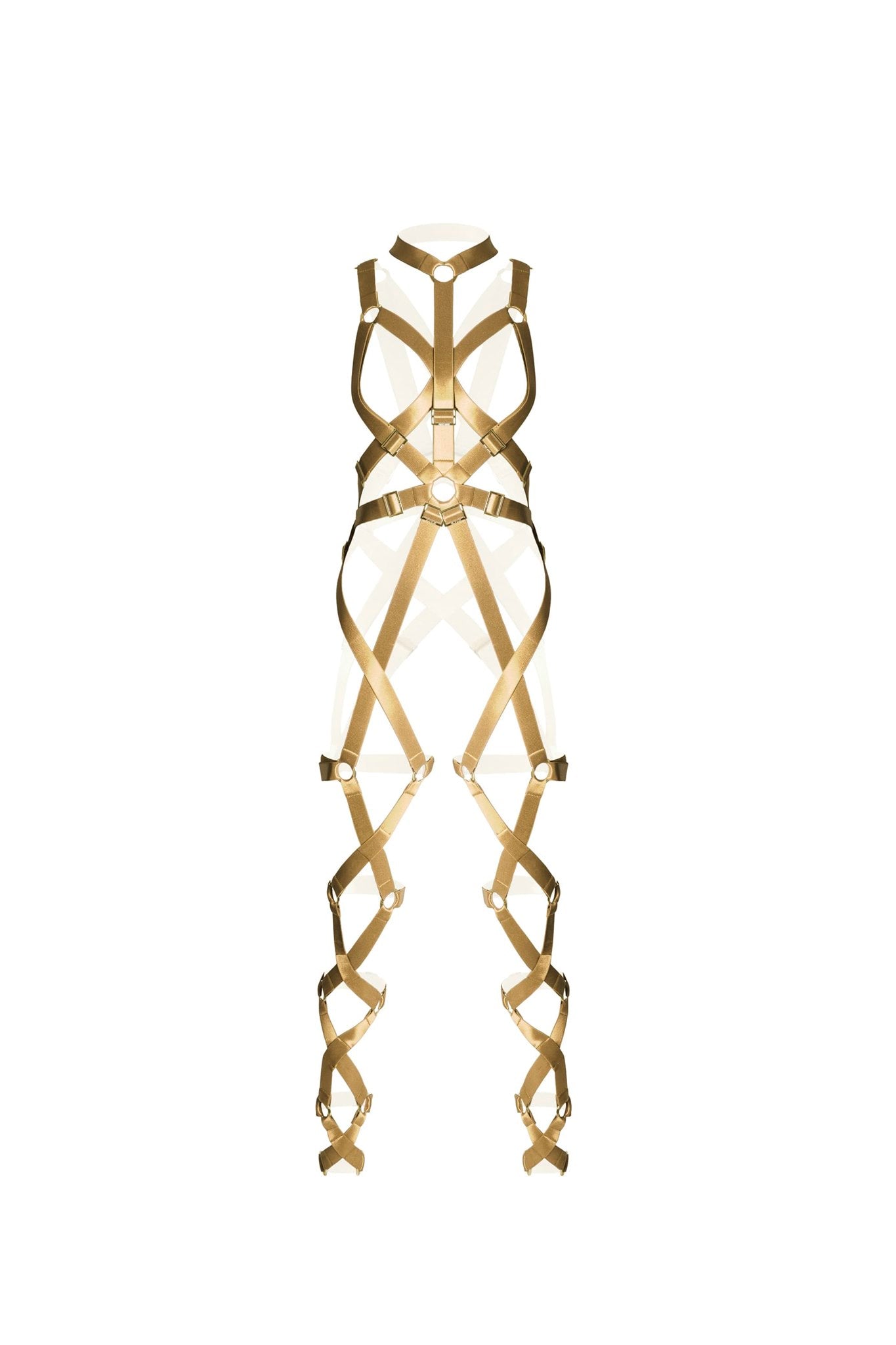 Inferno Full Body Harness - Antique Gold