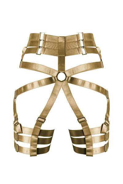 Kity Short Harness - Antique Gold