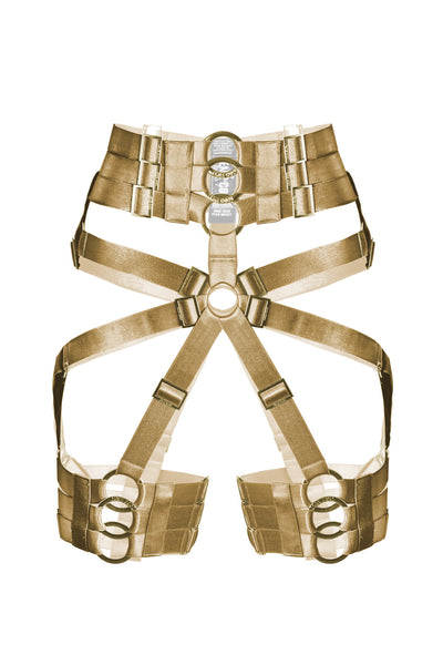 Kity Short Harness - Antique Gold