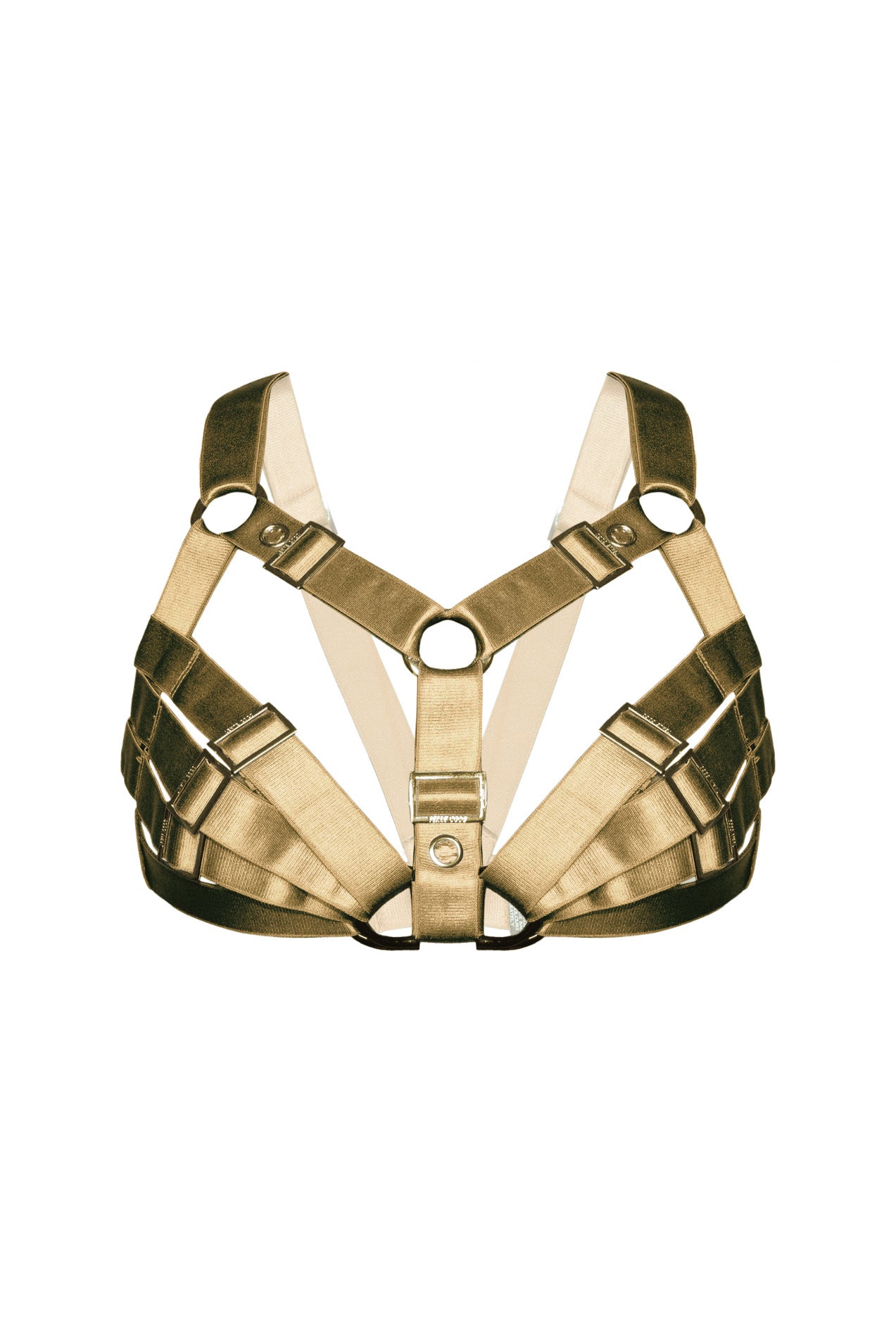 Wishbone Bra Harness - Antique Gold