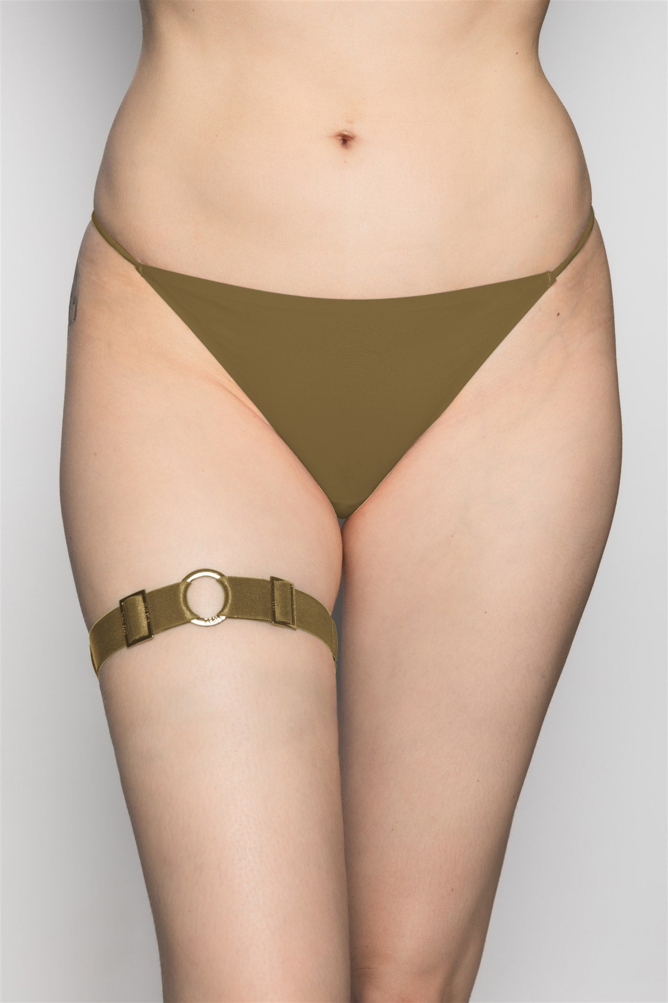 Olala Thigh Garter - Antique Gold