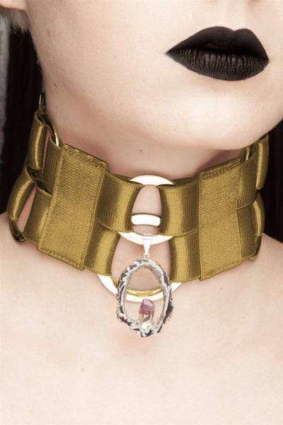 Vampire Choker - Antique Gold