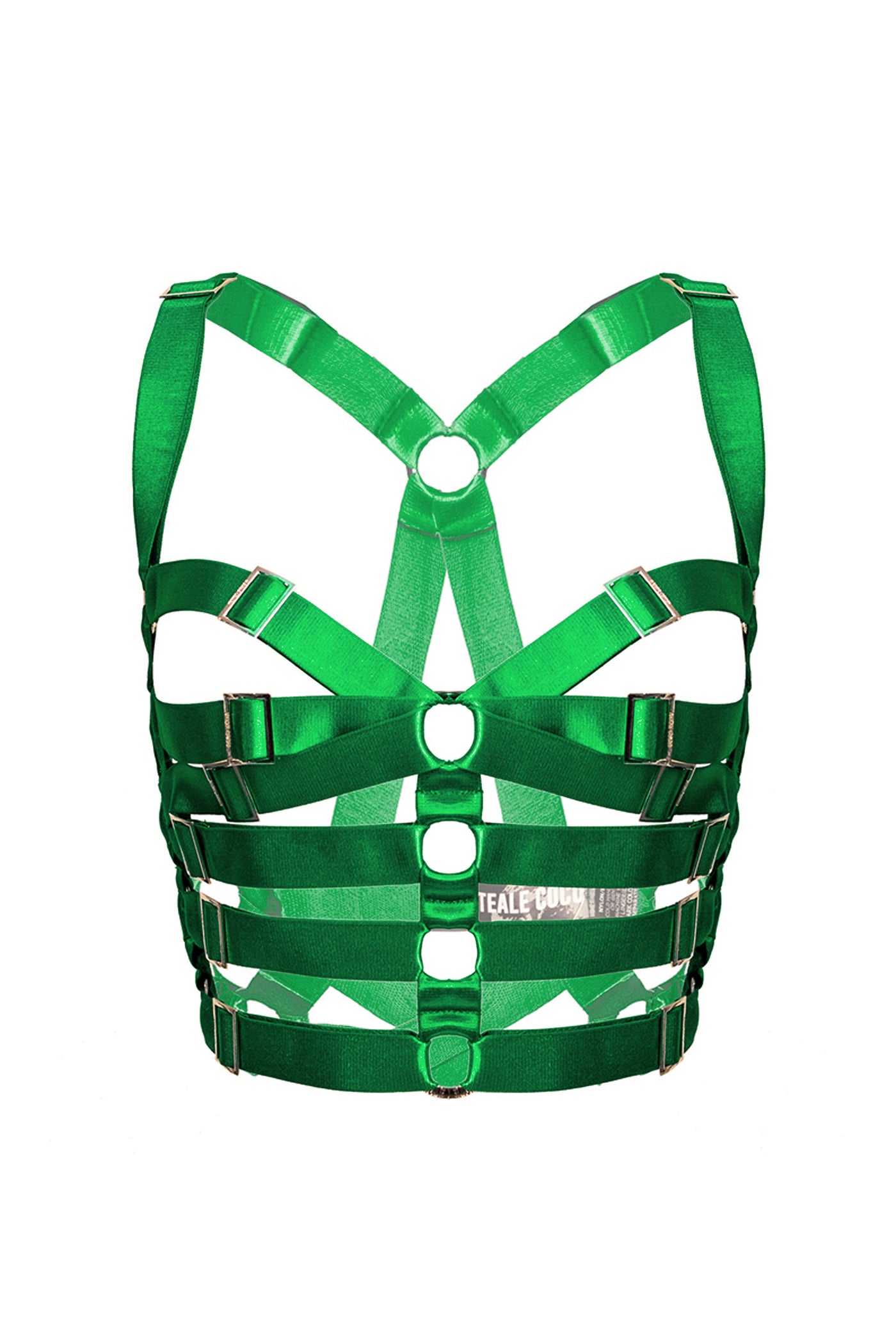 Cornelia Caged Bra Harness - (Green)