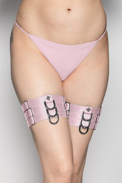 Dame Thigh Garter - Dusted Pink