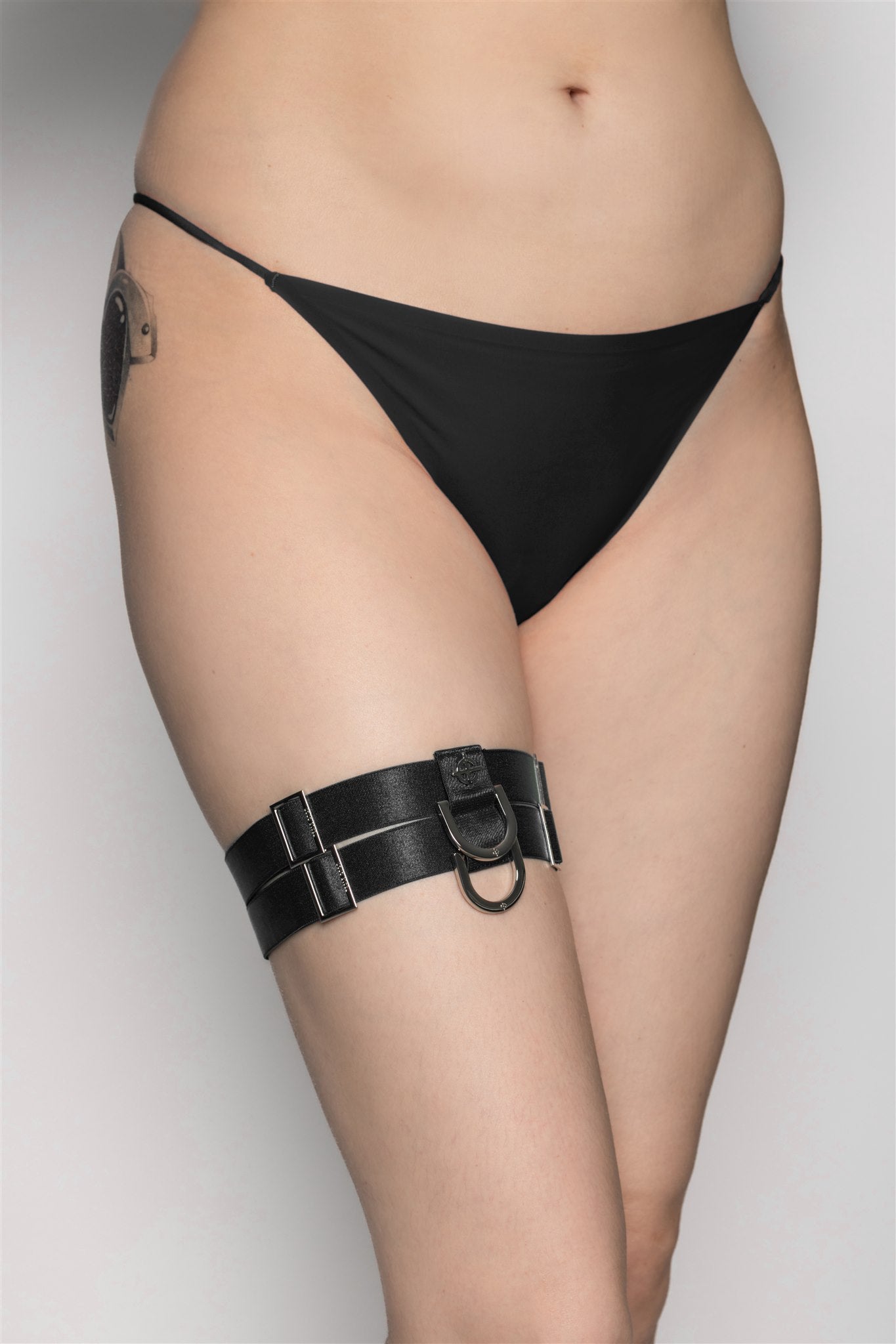 Damsel Thigh Garter - Classic Black