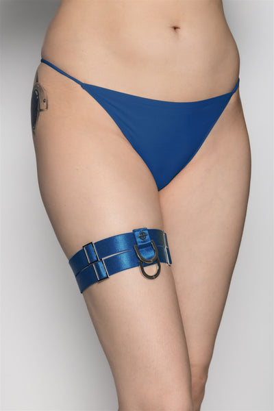 Damsel Thigh Garter - Royal Blue