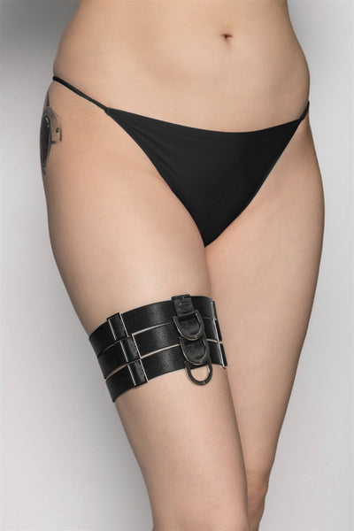 Dame Thigh Garter - Classic Black