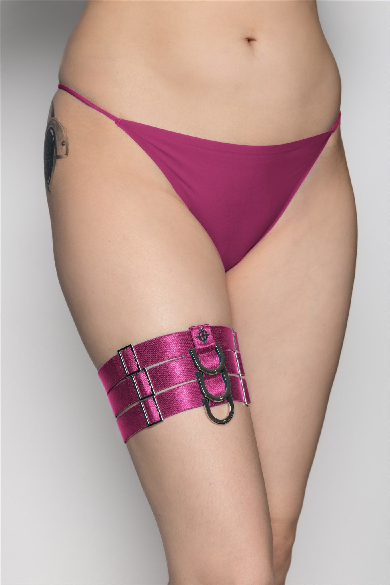 Dame Thigh Garter - Candy Pink