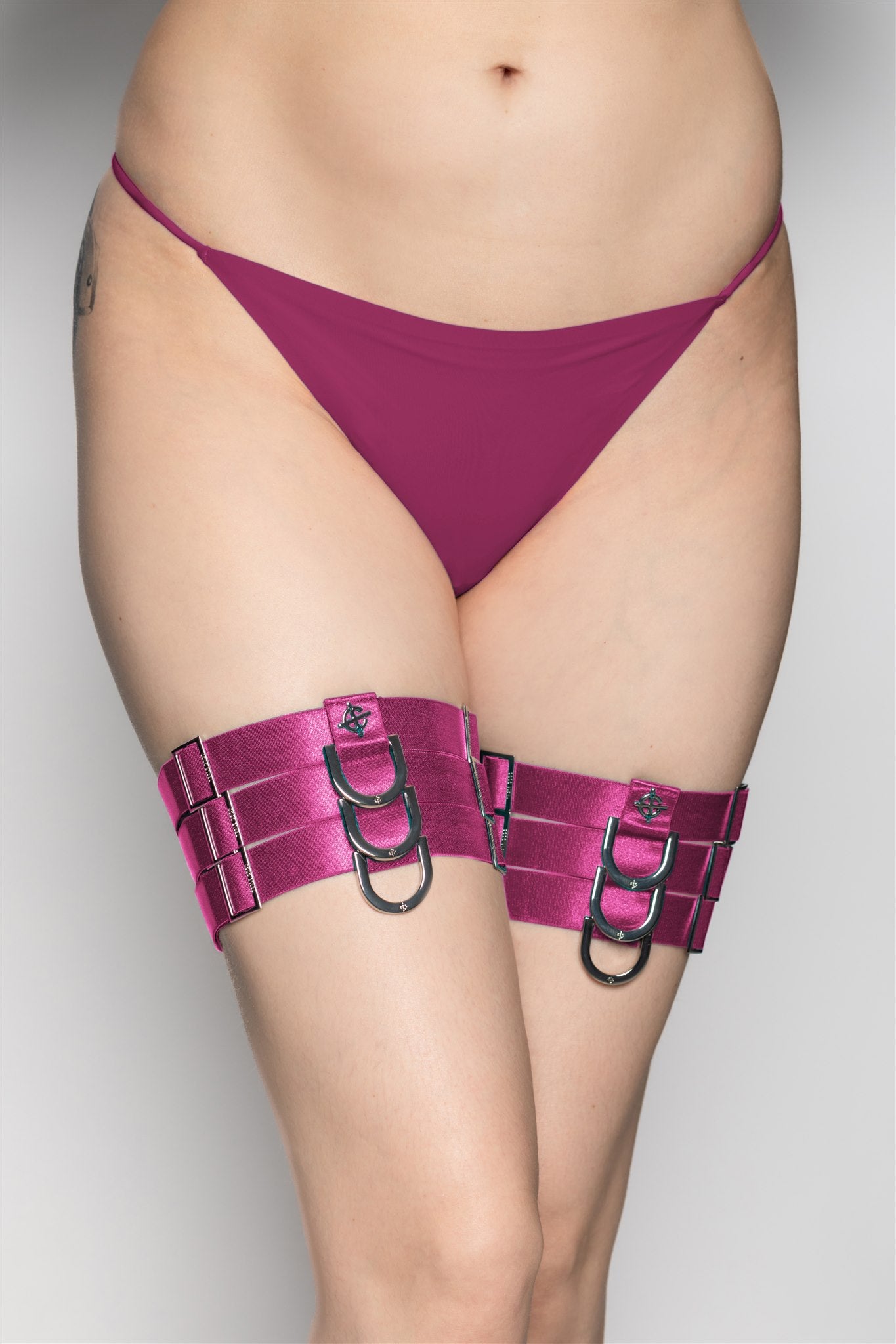 Dame Thigh Garter - Candy Pink