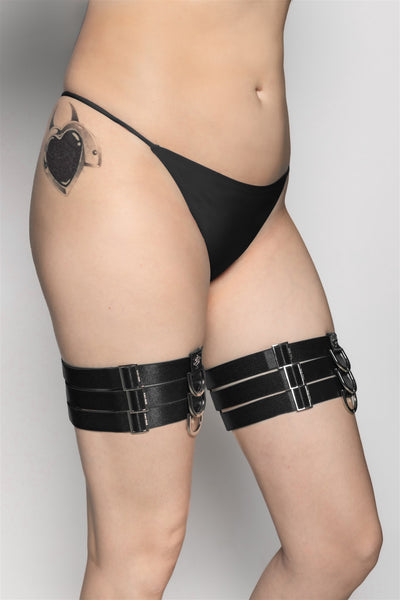 Dame Thigh Garter - Classic Black