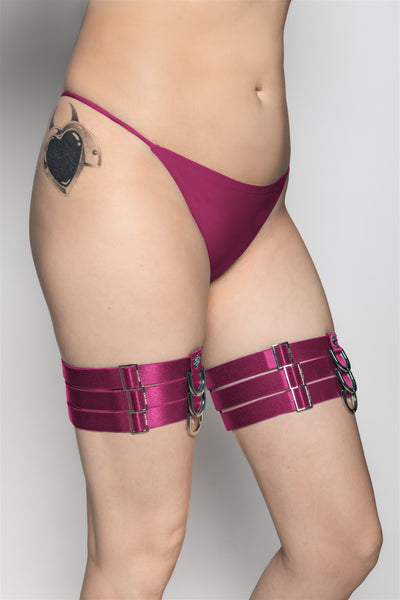 Dame Thigh Garter - Candy Pink