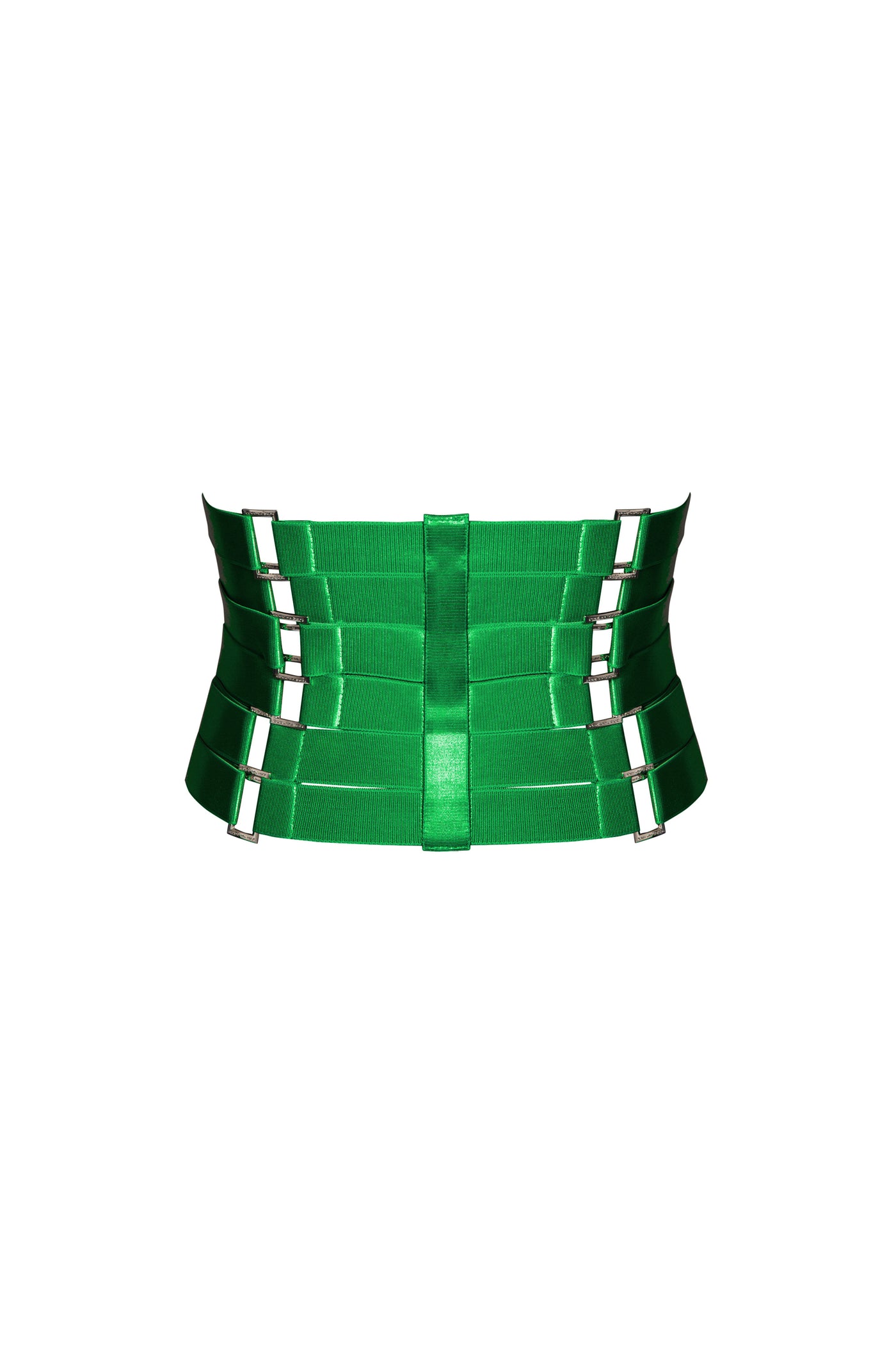 D Ring Corset - (Green)