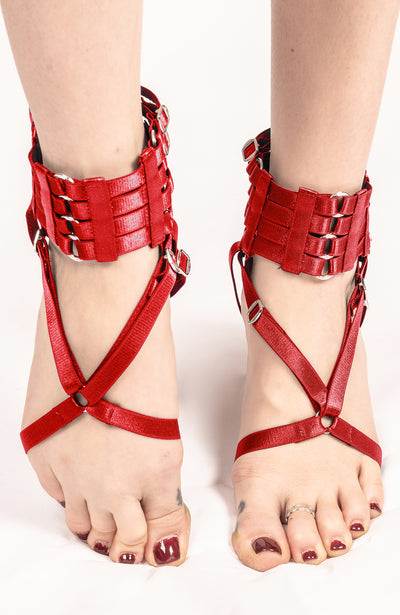 Attitude foot harness - Red