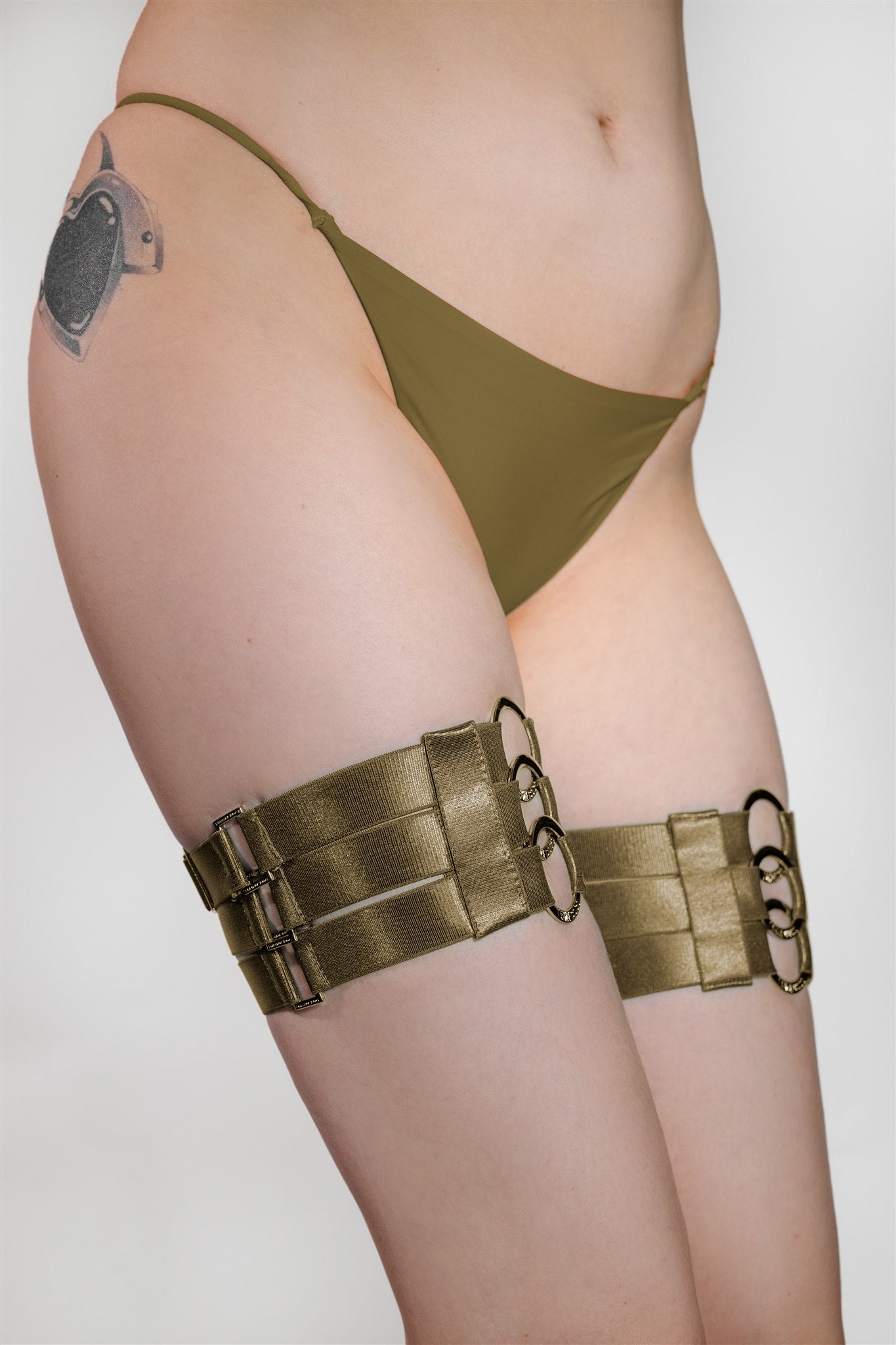 Magick Thigh Garter - Antique Gold