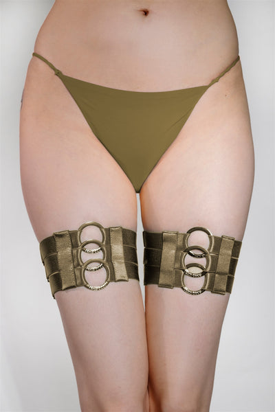 Magick Thigh Garter - Antique Gold