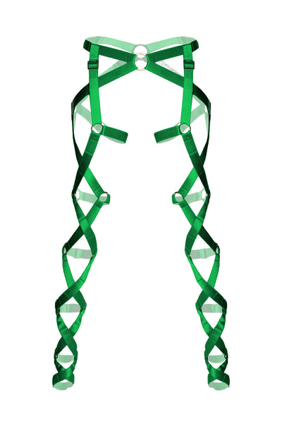Crucifixion Leg Harness - (Green)