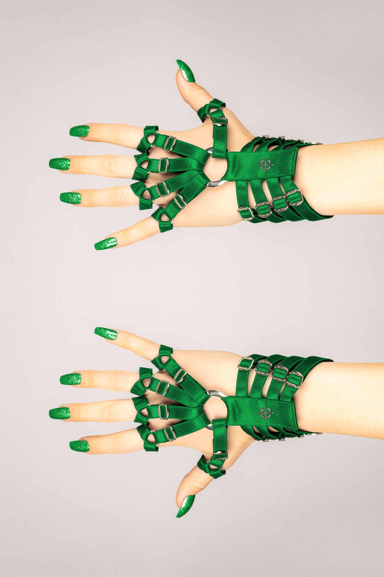 Skeleton Hand Harness - (Green)