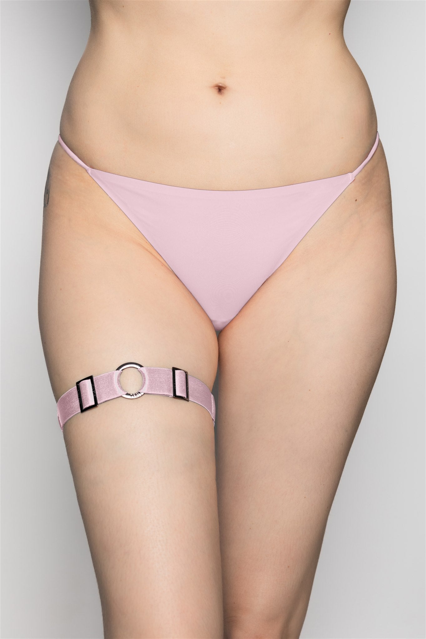 Olala Thigh Garter - Dusted Pink