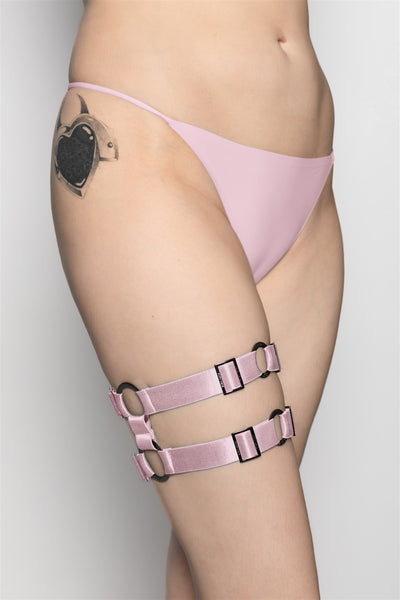 UFO Thigh Garter (Dusted Pink)