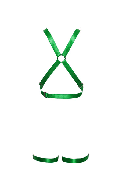 XXX Full Body Harness (Green)