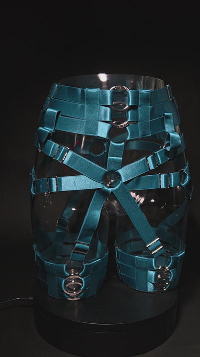 Kity Short Harness - Teal - INSTOCK