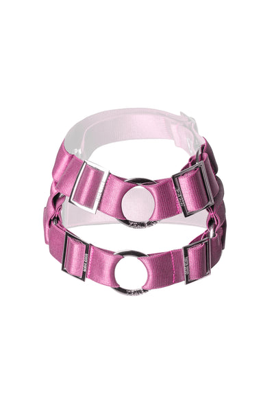 Viper Choker - With Crystal Options - Candy Pink