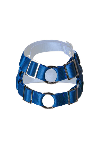 Viper Choker - With Crystal Options  (Blue)
