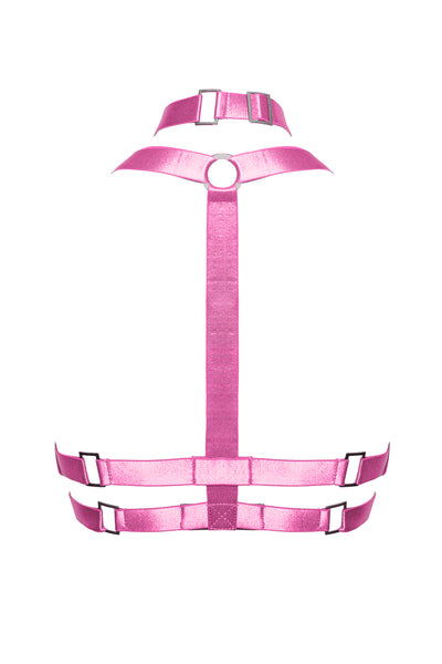 Collar Harness - Candy Pink