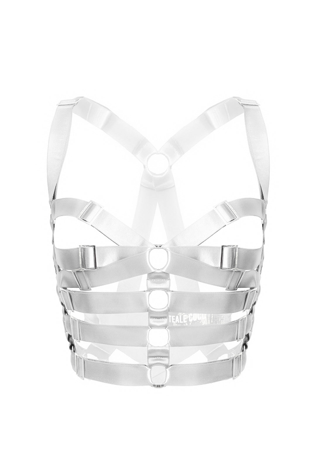 Cornelia Caged Bra Harness White