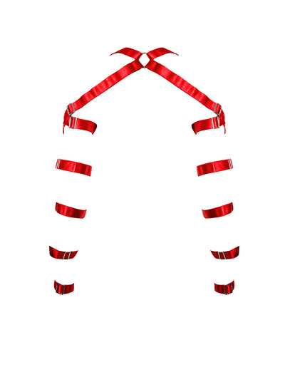 crucifixion harness back view
