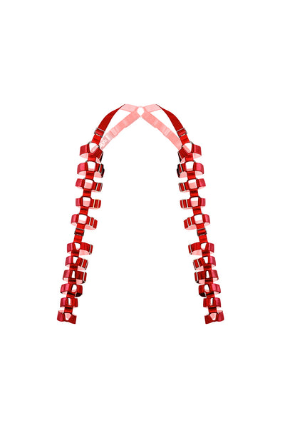Demi Arm Harness - Blood Red