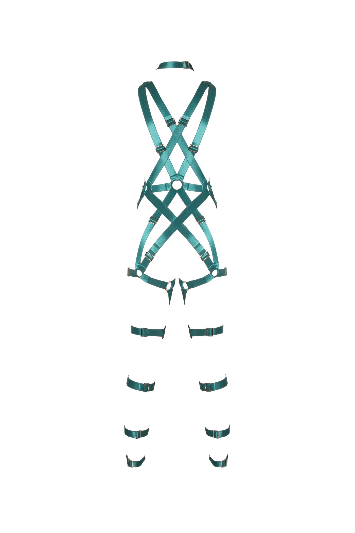 Inferno Full Body Harness - Teal