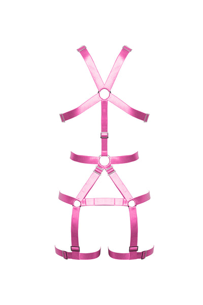 Lucifer pink Full Body Harness - Candy Pink