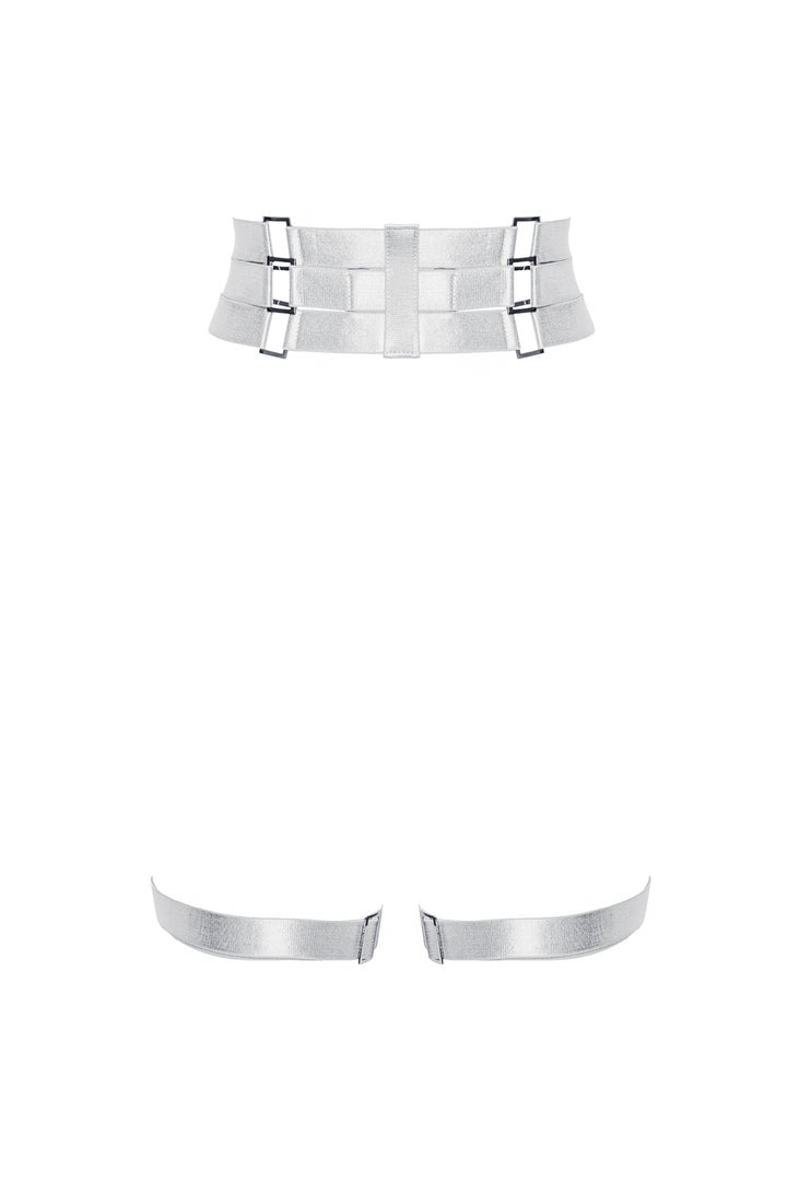 Serpent Garter Belt (White)  Tealecoco