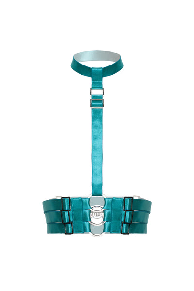 Siren Caged Bust Harness (Teal)