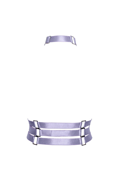 Siren Caged Bust Harness (Lavender)