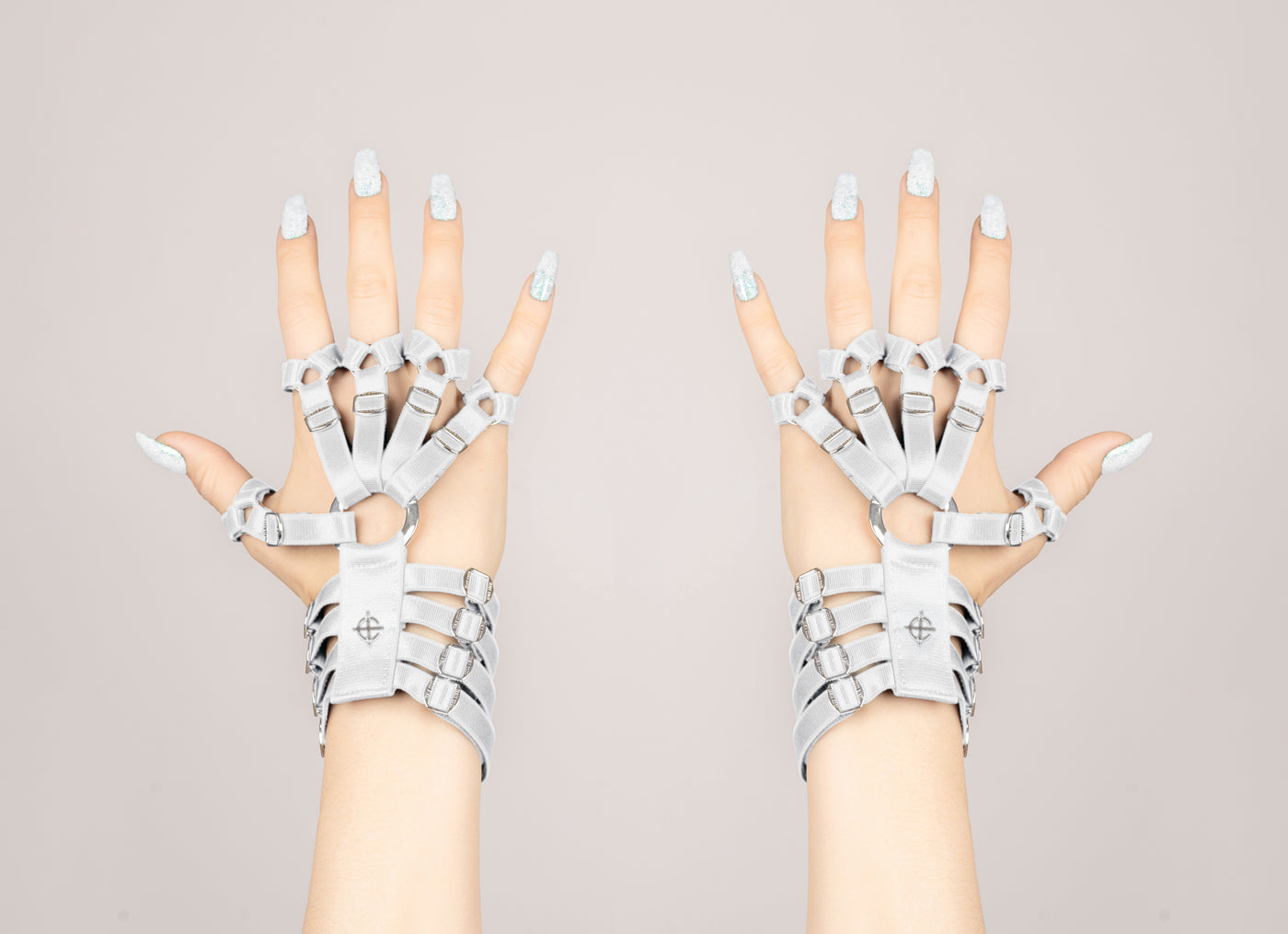 Skeleton Hand Harness - (White)