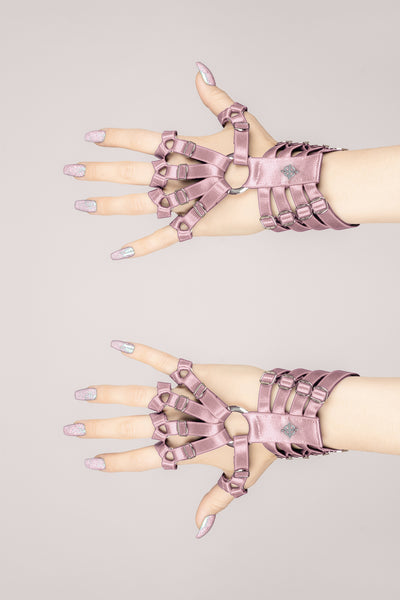 Skeleton Hand Harness - (Pink)