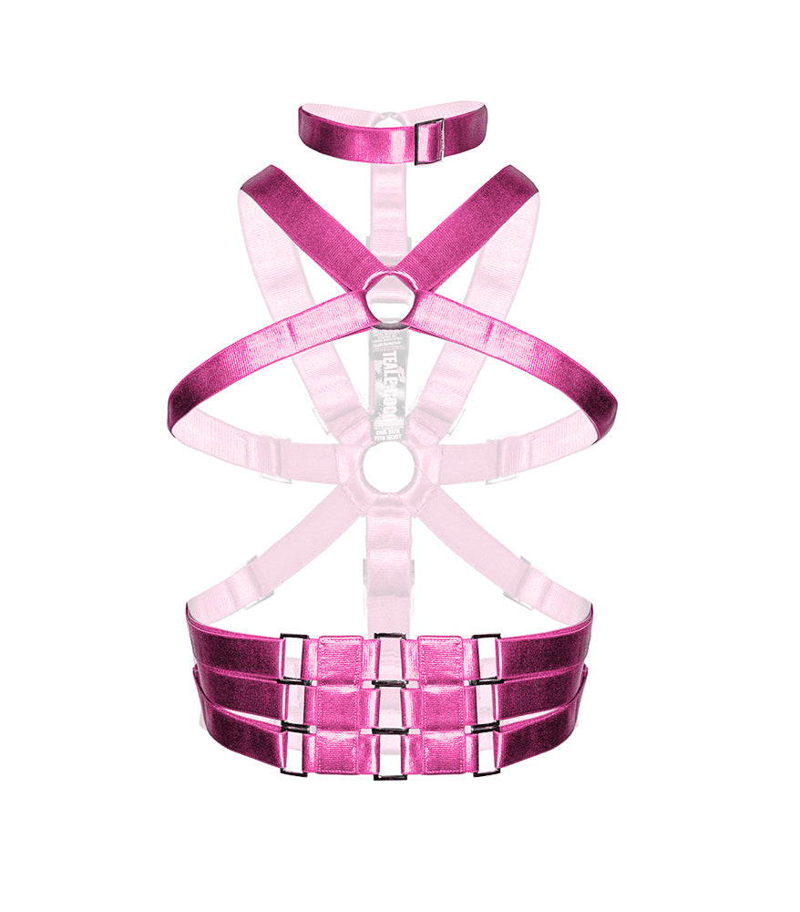 Toshi Crop Harness - Candy Pink