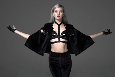 Wicked Eyelet Cape FRONT2