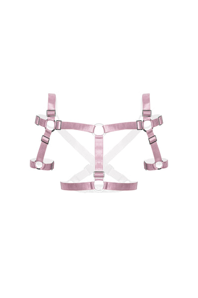 Ken Crop Harness - Dusted Pink