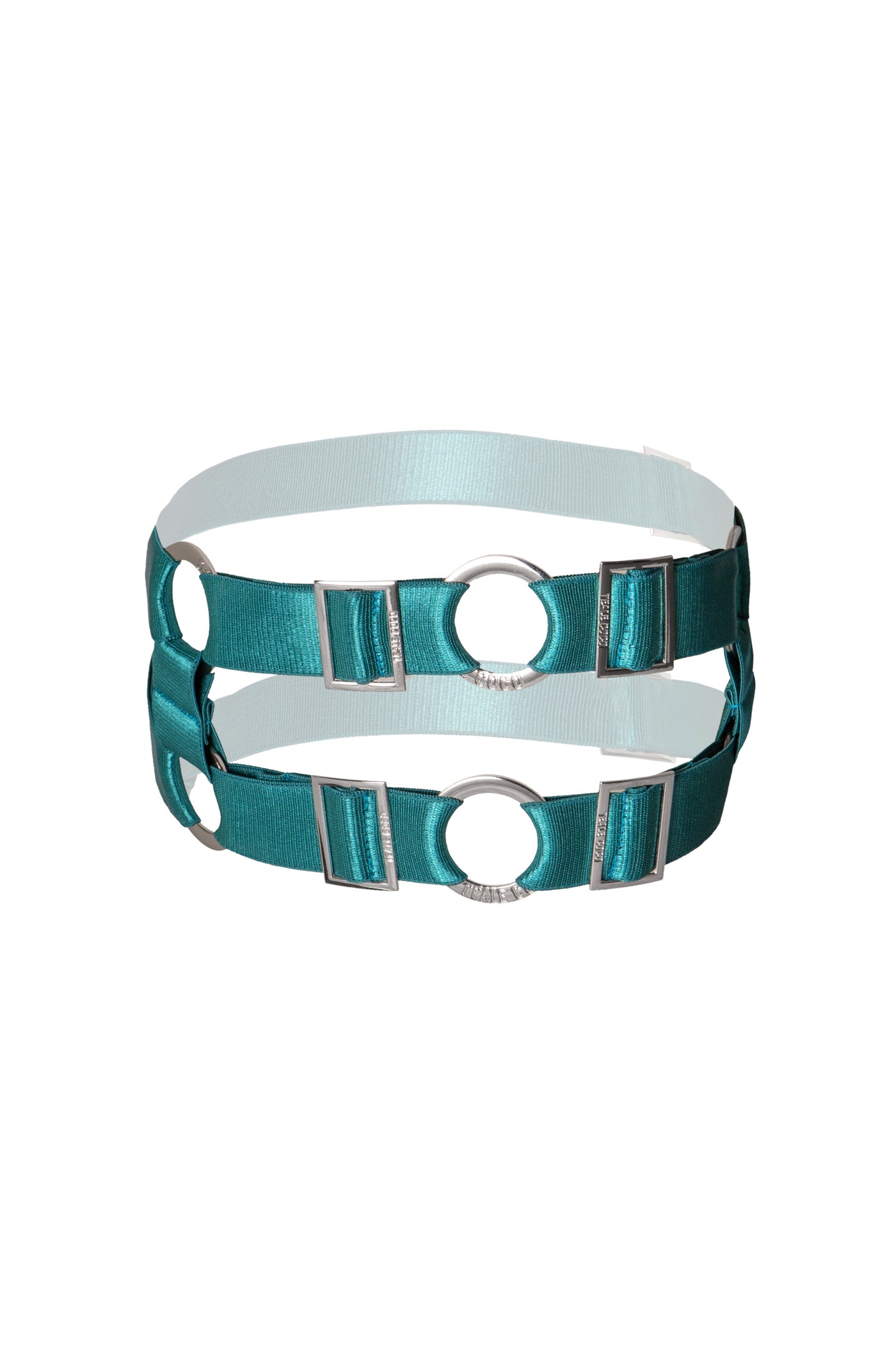 Viper Choker - With Crystal Options (Teal)